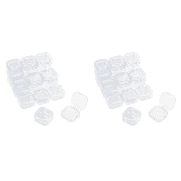 Caja De Contenedores Pequeña Transparente Transparente De Plástico