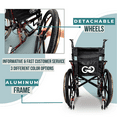 thumbnail image 5 of Majestic X-1 Ultra Lightweight Folding Manual Wheelchair for Adults, 5 of 6