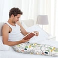 thumbnail image 4 of Uemuo Easter Rabbit Pattern Men's Wide Leg Palazzo Lounge Pants with Pockets Light Weight Loose Comfy Casual Pajama Pants-X-Large, 4 of 9