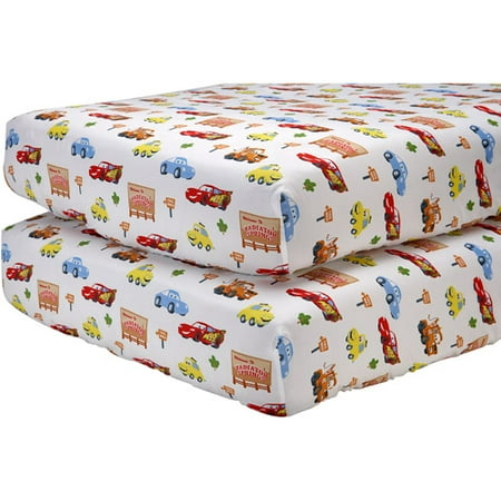 Disney Cars Radiator Springs Crib Sheets, 2pk - Walmart.com