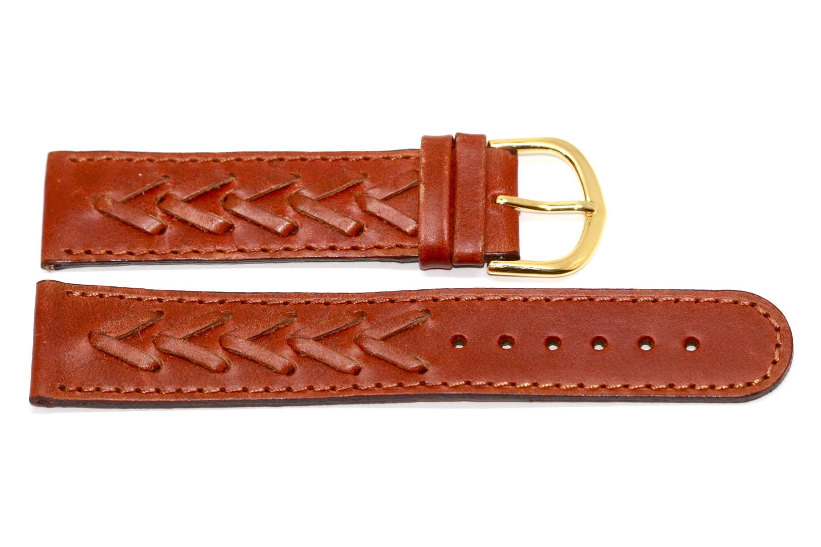 braided leather watch