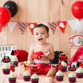 thumbnail image 5 of Boxing Cake Topper Decorations 36PCS Boxing Red Happy Birthday Cake Topper Boxing Wrestling Party Supplies for Gloves Sports Boxing Party Fight Wrestler Baby Shower 1st 2nd 3rd Birthday, 5 of 7