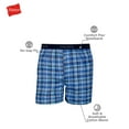 thumbnail image 2 of Boxers Hanes para hombre sin etiqueta con cintura expuesta, paquete de 6, 2 of 5