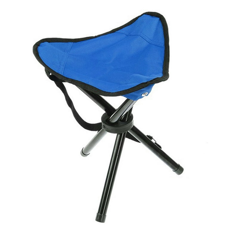 Compact Portable Folding Tripod Chair Camping Fishing Stool Seat  Lightweight and Sturdy Suitable for Camping, Fishing, and Use