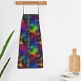 thumbnail image 5 of Bingfone Bright Universe for Tie-up Apron, Unisex Waterproof and Stain-Resistant Bib Apron for Kitchen Garden Painting, 5 of 7