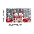 thumbnail image 3 of Dongrere Hanging Fabric for Christmas Wall Decorations Christmas Backdrop Cloth for Home, Office, Party Decoration, 3 of 6