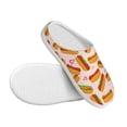 thumbnail image 3 of Lsque Hot Dog In Heart Pattern Womens Comfort Cotton on Scuff With Memory Foam and Anti-skid Sole Slipper-42/43, 3 of 7