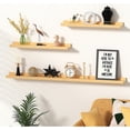 thumbnail image 2 of Cipaher Estantes Flotantes de Madera para Pared Estante de Almacenamiento Multifuncional Estilo Moderno Simple Decorativo, 2 of 7