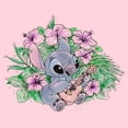 thumbnail image 2 of Junior's Lilo & Stitch Sketchy Ukulele Graphic Tee Light Pink Small, 2 of 3