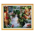 thumbnail image 2 of Abbracc River Cottage Cross Stitch, Needlepoint s Embroidery Printed Patterns Fabric, 2 of 9