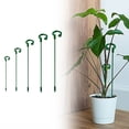 thumbnail image 1 of Marco De Soporte 1 paquete de estacas de fibra de vidrio con anillo de soporte para plantas,ideales para interiores y exteriores,jardines y flores (verde,L) Rkxzt, 1 of 9