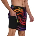 thumbnail image 2 of Fotbe A Bright Abstract Men’s Swim Trunks Quick Dry Swim Shorts Board Shorts with Mesh Lining-XX-Large, 2 of 9