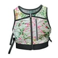 thumbnail image 3 of Vest al chaleco adultos Vest reflectante cómodo transpirable con la bolsa de pecho de la cremallera de 20 35 l para deportes de entrenamiento de Rosa, 3 of 8