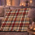 thumbnail image 6 of Classic Tartan Plaid Autumn Harvest Living Room, Cozy Artistic Scene, Warm Flannel Blanket for Home Library and Reading Nook, Art Lovers Thanksgiving Gift, Artistic Home Decor, 6 of 9