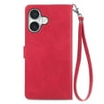 thumbnail image 3 of Case for iPhone 17,Magnetic Leather Wallet Card Pocket Zipper Case Kickstand Cover with Wrist Strap for iPhone 17 6.3-inch, 3 of 10