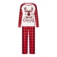 thumbnail image 2 of Conjuntos de pijamas familiares a juego Fiomva con estampados de Papá Noel, pijamas navideños para hombres, mujeres y niños., 2 of 8