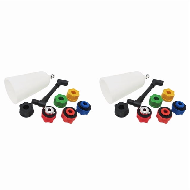 16 Piezas Kit de Llenado de Embudo de Aceite con Adaptadores Herramienta Automotriz para Coche CamiÓN