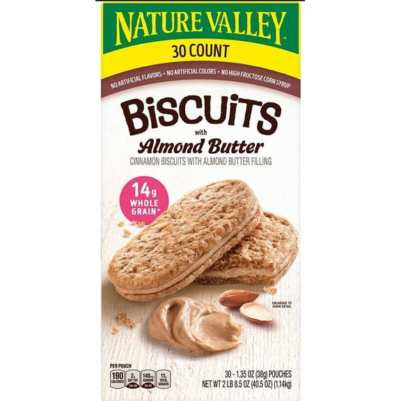 Nature valley almond biscuits 30 HYZ01 ct