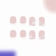 thumbnail image 5 of Uñas postizas brillantes con un toque de suavidad y brillo, manicura con diseño de pipa de agua, uñas para usar, 24 unidades., 5 of 7