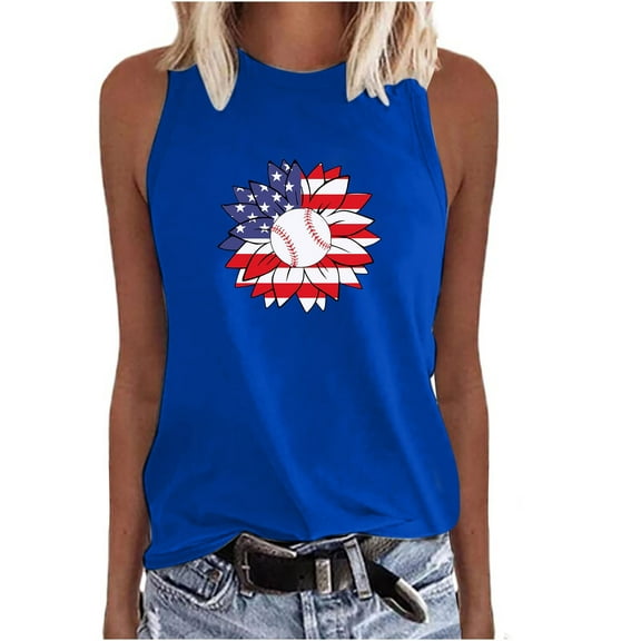 Ruimatai Plus Size Workout Tank Tops for Women Sleeveless Women's Sleeveless Top V-Neck Pullover Printing Vest