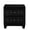 Black, variant on Cream Velvet Upholstered 2 Nightstand With Alluring Crystal Tuft Ornaments Appealing Tufting