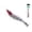 Grey, variant on Fishing Squid Jigs Cuttlefish Lures with 3D Holographic Eyes & Treble Hook Double-Layer Rust-Proof for Saltwater Fishing (Red)