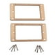 thumbnail image 4 of 2 pastillas planas de madera de arce de doble bobina para guitarra eléctrica, anillo de montaje para marco humbucker con 8 tornillos GB305K (dorado), 4 of 7