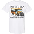 thumbnail image 3 of Inktastic School Bus Driver Be Nice T-Shirt, 3 of 5
