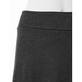 thumbnail image 3 of Doublju Women's High Waist Elastic Soft Flare Flowy Midi Skirt (Plus Size Available), 3 of 4