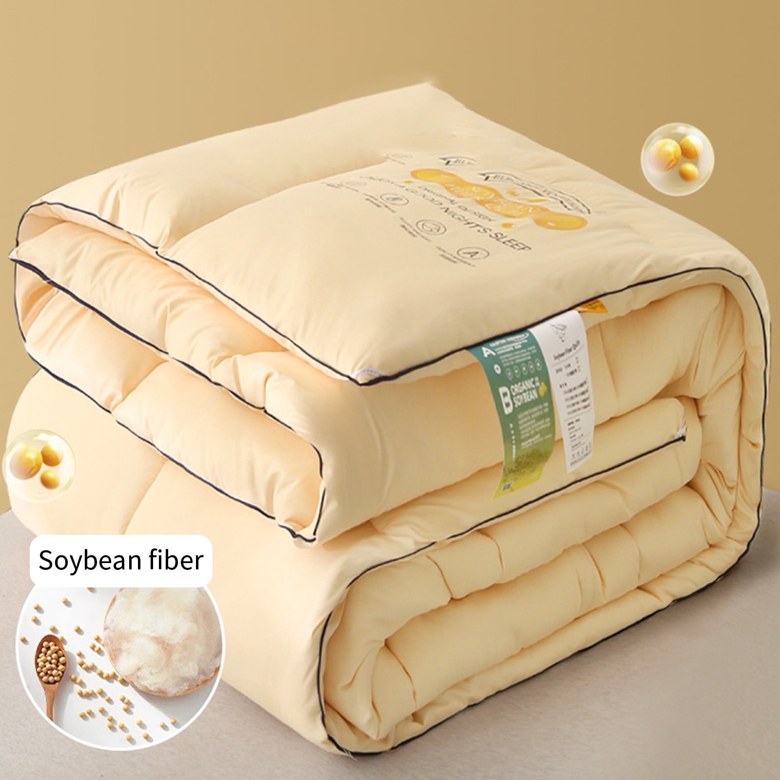 Jubipavy Lightweight Cotton Quilt Machine Washable Quilt Ideal For Air Conditioned Rooms All-Season Cool Comfort Easy Care Summer Saving