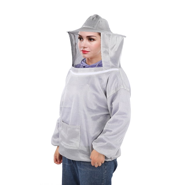 Bee Suit, Anti- Beekeeping Suit, Bee Suit Beekeeper Detachable Hat Cotton Type For Pets Animals