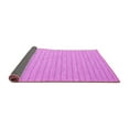 thumbnail image 2 of Ahgly Company Indoor Round Abstract Pink Contemporary Area Rugs, 5' Round, 2 of 4