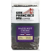San Francisco Bay Sf Bay Coffee Crme Whole Bean 2Lb Flavored Medium Roast, Hazelnut, 2 Pound (Pack Of 1), 32 Ounce