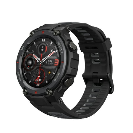 Amazfit - T-Rex Pro Smartwatch 1.3" Polycarbonate - Meteorite Black
