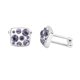 thumbnail image 1 of 1000se con Swarovski Elements Gemelos de cristal austriaco para hombres & #39;s gemelos de joyería Afortunado Sencillez, 1 of 1