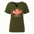 thumbnail image 5 of YueHuiYing Mardi Gras Shirts for Women Outfits Mardi Gras Outfit for Women Mask Graphic Printed Short Sleeve Carnival Shirt, 5 of 6