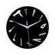 thumbnail image 5 of Reloj de pared redondo BLESIY decoración para colgar en la pared regalo de barbero moderno Fondo negro, 5 of 8