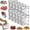 10pcs-L, variant on Reusable Aluminum Foil Sealable Storage Bags, 2026 New Resealable Vacuum Zipper Pouches for Food, Thicken Stand Up Foil Freezer Bags with Label and Zip Lock for Vegetable Fruit Meat
