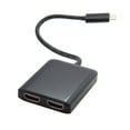 thumbnail image 3 of axGear USB-C USB 3.1 Type C To Dual HDMI Converter Adapter Cable Mirror Extend Monitor, 3 of 7