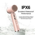 thumbnail image 5 of HYLLai 6-in-1 Electric Facial Cleanser, 3-Speed Rotating Brush for Deep Pore Cleaning & Massage (Pink), 5 of 5