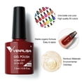 thumbnail image 4 of Set de esmaltes de uñas en gel VENALISA VIP1, 62 colores, 7,5 ml, con base superior, 4 of 9