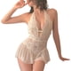 thumbnail image 5 of Gibobby Ropa sexy de mujer para sexo Lencería sexy babydoll para mujer, camisón halter, babydoll para mujer, lencería sexy para sexo(Blanco, M), 5 of 5