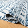 thumbnail image 5 of SAFAVIEH Tunisia Donald Geometric Runner Rug, Navy/Ivory, 2' x 8', 5 of 7