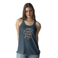 thumbnail image 2 of Friendship Day Orange Letters Racerback Tank Women -Image by Shutterstock, Female Small, 2 of 4