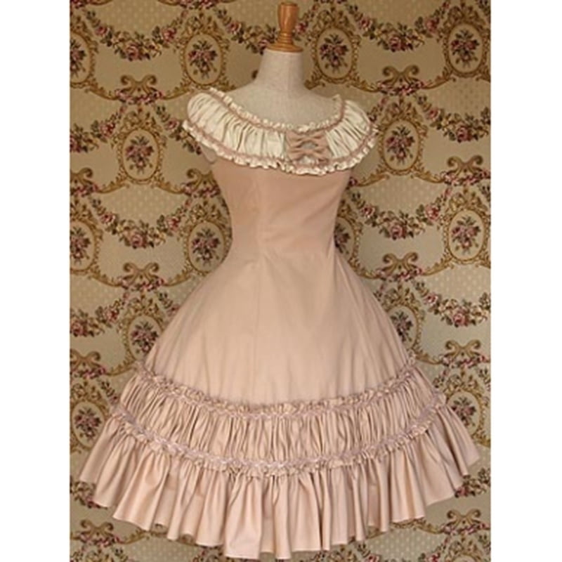 vintage ruffle dress