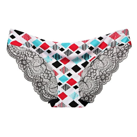 

Womens Panties Ladies Underwear Lace Hollow Out Seamless Low Waist Briefs