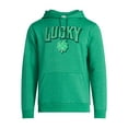 thumbnail image 5 of Saint Patrick's Day Men's Dublin Lucky Graphic Fleece Hoodie from Way to Celebrate, Sizes S-3XL, 5 of 5