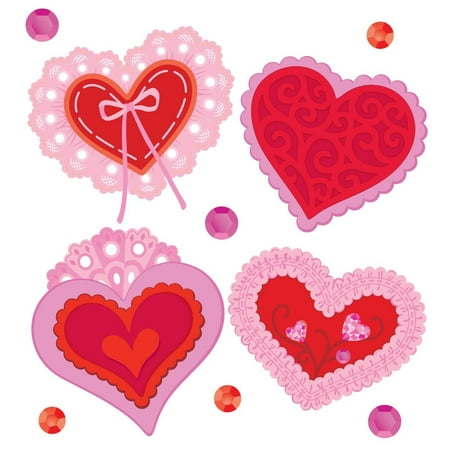 Chota Quick Lace - Jolee's Boutique Lace Hearts Dimensional Stickers