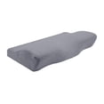 thumbnail image 3 of Almohada de espuma viscoelástica BLESIY para cuello cabeza espalda Apoyo para descansar leer Dormir gris, 3 of 6
