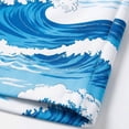 thumbnail image 5 of Simua Men's Coral Reef Print Vacation Shorts | Quick Dry Elastic Drawstring Waist Side Pockets Polyester 5-Inch Swim Trunks for Summer Beach Daily Wear, 5 of 8